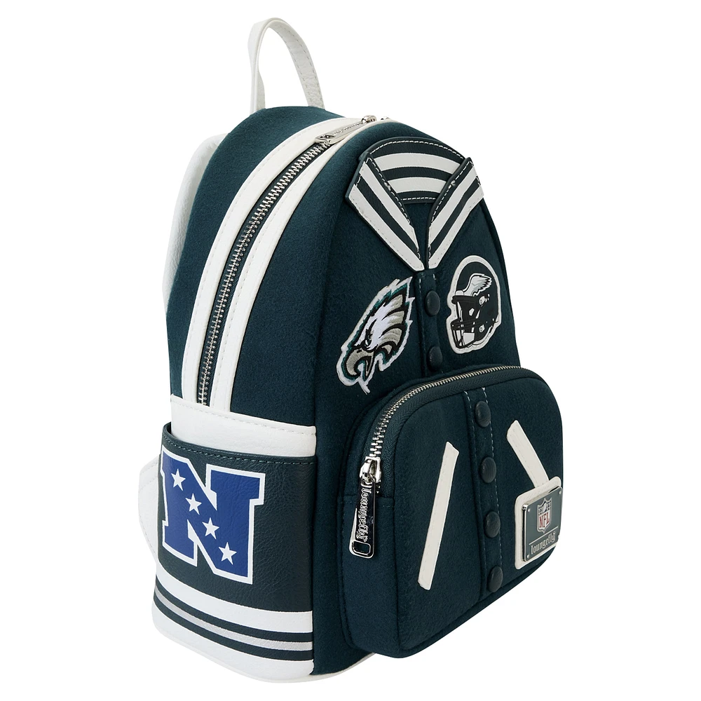 Mini sac à dos universitaire des Philadelphia Eagles de Loungefly