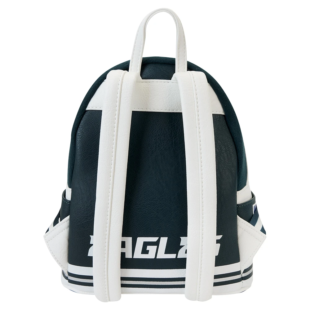 Mini sac à dos universitaire des Philadelphia Eagles de Loungefly