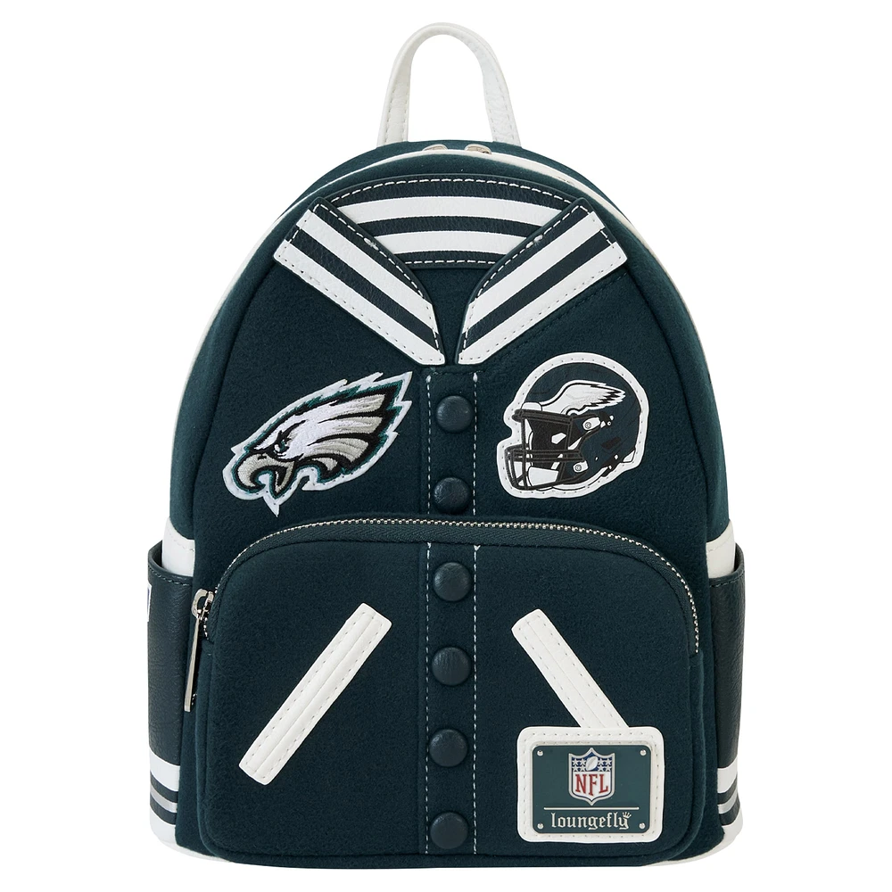 Mini sac à dos universitaire des Philadelphia Eagles de Loungefly