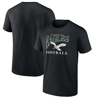 Men's Fanatics  Black Philadelphia Eagles Football T-Shirt