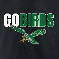 Men's Fanatics  Black Philadelphia Eagles Go Birds T-Shirt
