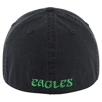 Men's '47 Black Philadelphia Eagles Classic Franchise Legacy Fitted Hat