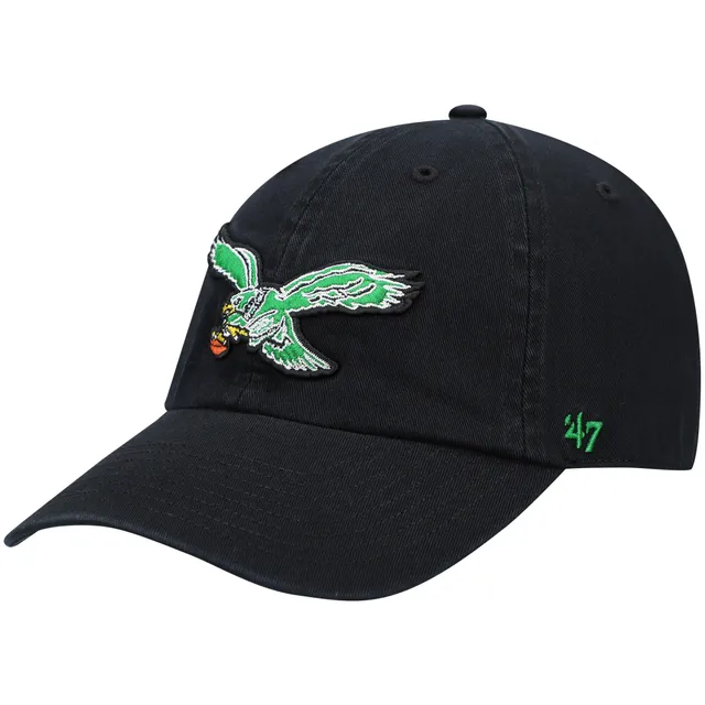 47 Brand Green Philadelphia Eagles Franchise Logo Fitted Hat in