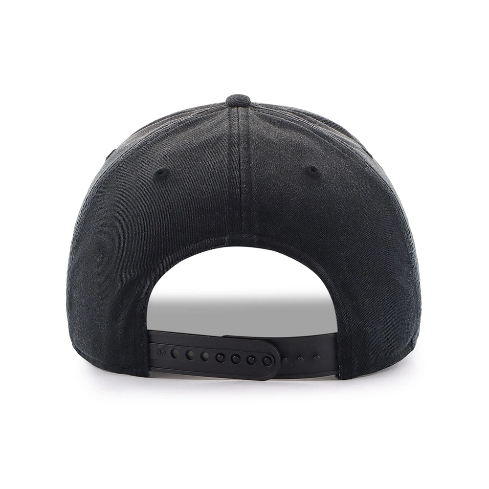 Casquette ajustable non structurée Dusted Laramie des Philadelphia Eagles '47 noire pour homme