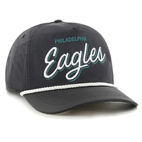 Men's '47 Black Philadelphia Eagles Fairway Hitch brrr Adjustable Hat