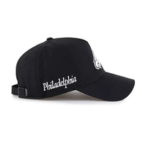 Men's '47 Black Philadelphia Eagles Foundation Offside Adjustable Hat