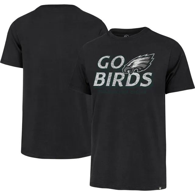 47 Brand / Men's Philadelphia Eagles Imprint Rival Black T-Shirt