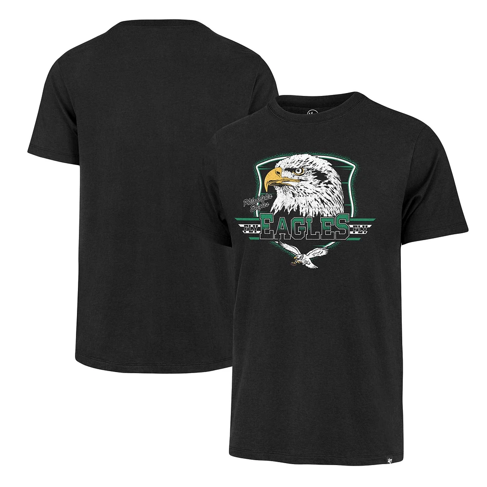 Men's '47 Black Philadelphia Eagles Regional Franklin T-Shirt