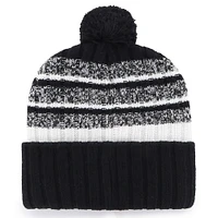 Men's '47 Black Philadelphia Eagles Super Bowl LIX Tavern Cuffed Knit Hat with Pom