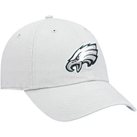 Men's '47 Gray Philadelphia Eagles Clean Up Adjustable Hat