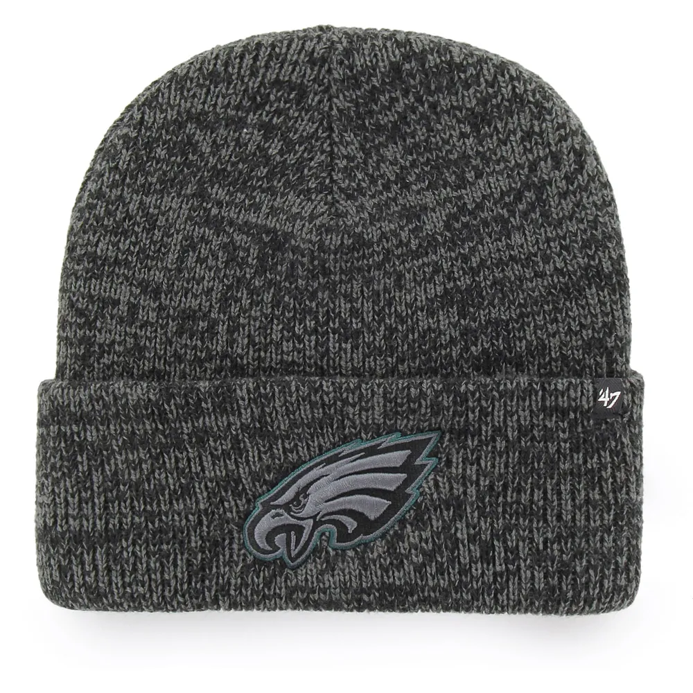 Men's '47 Heathered Gray/Black Philadelphia Eagles Motivator Flex Hat