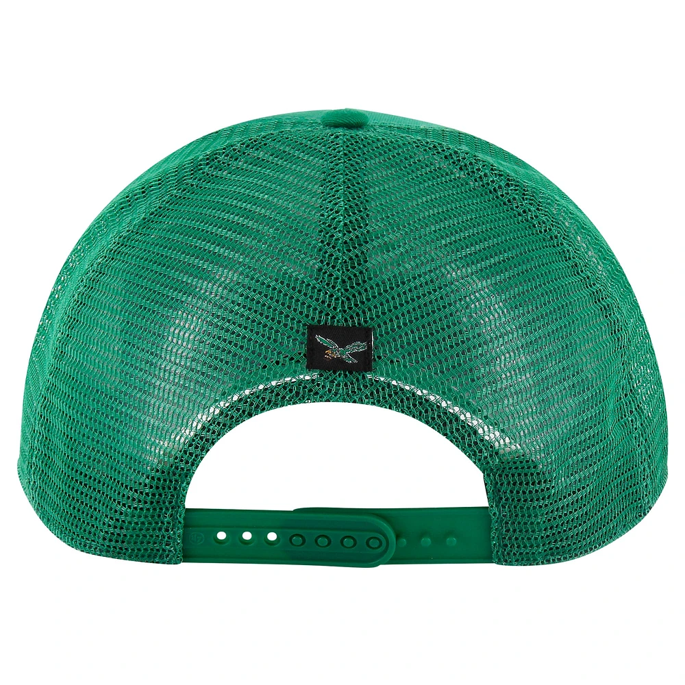 Casquette réglable '47 Kelly Green Philadelphia Eagles Promenade Hitch Trucker pour hommes