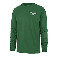 T-shirt à manches longues Franklin '47 Kelly Green pour homme des Philadelphia Eagles