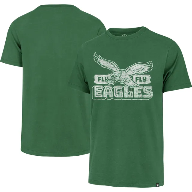 Men's '47 Black Philadelphia Eagles Open Field Franklin T-Shirt Size: Medium