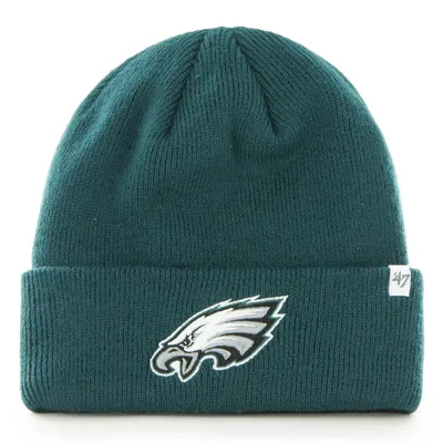 Men's New Era Gray/Midnight Green Philadelphia Eagles Cuffed Knit