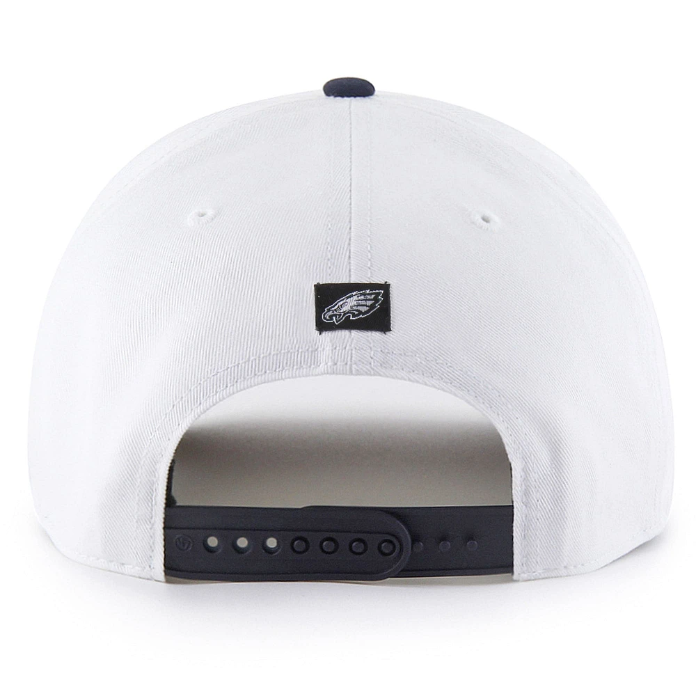Men's '47 White Philadelphia Eagles Patriotic Overhand Hitch Adjustable Hat