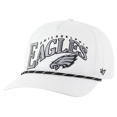 Casquette ajustable en corde à nœuds Wave Speckle des Philadelphia Eagles '47 pour homme