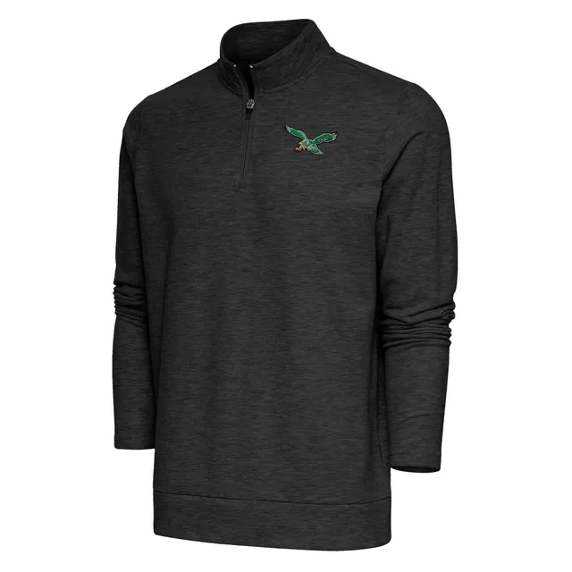 Men's Fanatics Branded Heathered Charcoal Philadelphia Eagles Playability Pullover  Sweatshirt