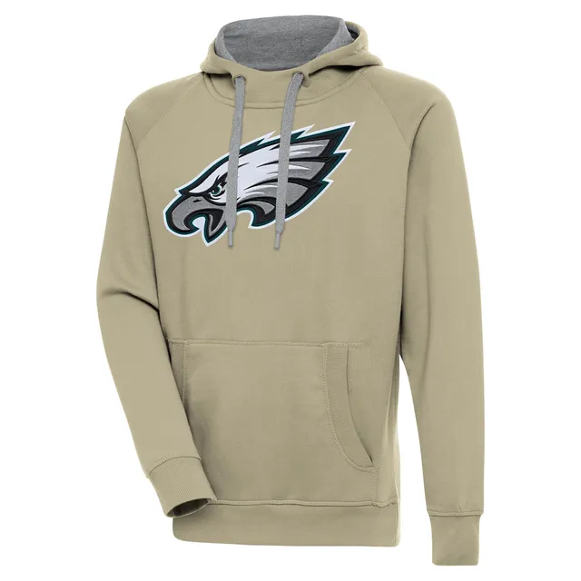 Philadelphia Eagles Antigua Victory Pullover Hoodie - Midnight Green