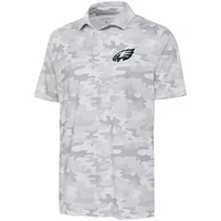 Polo Antigua blanc Philadelphia Eagles Collide pour hommes