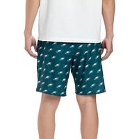 Ensemble de deux shorts Concepts Sport Midnight Green Philadelphia Eagles Gauge Jam pour hommes