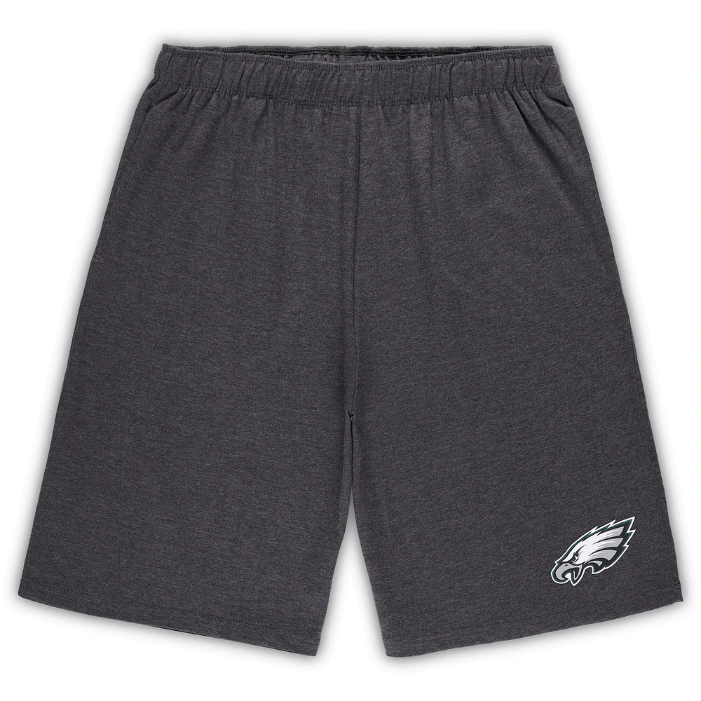 Ensemble t-shirt et short Concepts Sport pour homme des Eagles de Philadelphie, blanc/anthracite