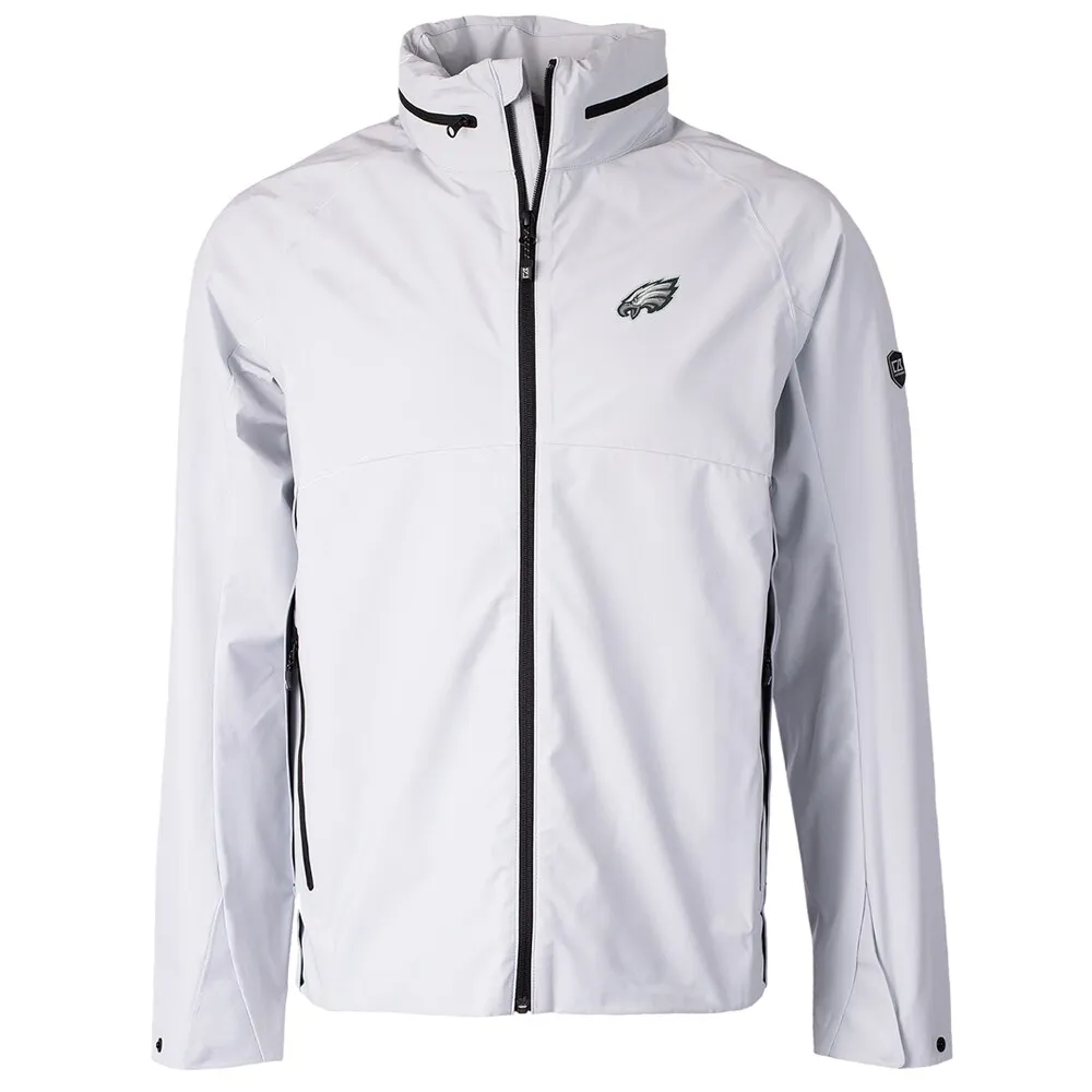 Philadelphia Eagles Cutter & Buck Big & Tall Adapt Eco Knit Hybrid Recycled  Full-Zip Jacket - Navy