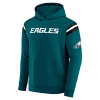 Sweat à capuche délavé pour homme de la collection Darius Rucker par Fanatics, vert Philadelphia Eagles