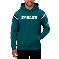 Sweat à capuche délavé pour homme de la collection Darius Rucker par Fanatics, vert Philadelphia Eagles