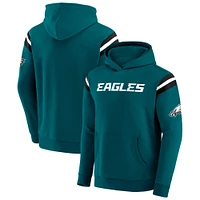 Sweat à capuche délavé pour homme de la collection Darius Rucker par Fanatics, vert Philadelphia Eagles