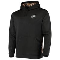 Men's Dunbrooke Black/Realtree Camo Philadelphia Eagles Logo Ranger Pullover Hoodie