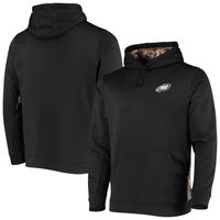 Men's Dunbrooke Black/Realtree Camo Philadelphia Eagles Logo Ranger Pullover Hoodie