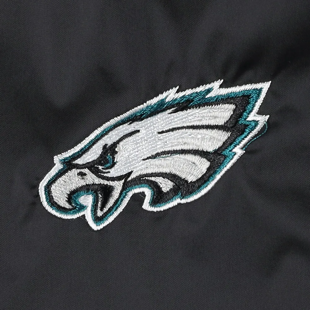 Men's Dunbrooke Black Philadelphia Eagles Big & Tall Legacy Stadium Full-Zip Jacket