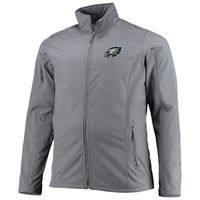 Men's Dunbrooke Charcoal Philadelphia Eagles Big & Tall Sonoma Softshell Full-Zip Jacket