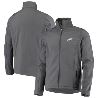 Antigua Apparel / Men's Philadelphia Eagles Revolve Charcoal Full-Zip Jacket