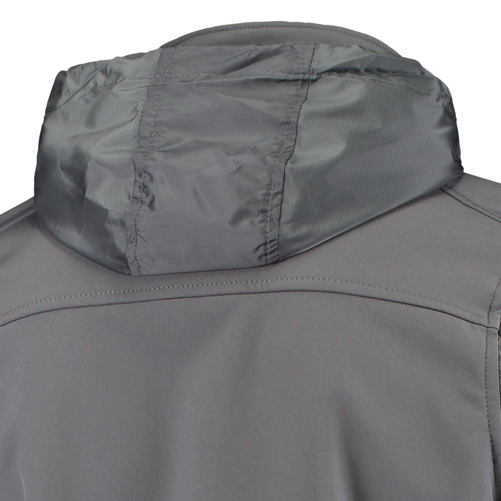 Men's Dunbrooke Graphite Philadelphia Eagles Circle Zephyr Softshell Full-Zip Jacket