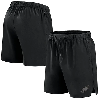 Men's Fanatics Black Philadelphia Eagles Front Office Micro Tonal Shorts