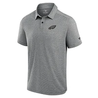 Polo technique noir Fanatics pour homme des Philadelphia Eagles