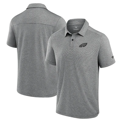 Polo technique noir Fanatics pour homme des Philadelphia Eagles