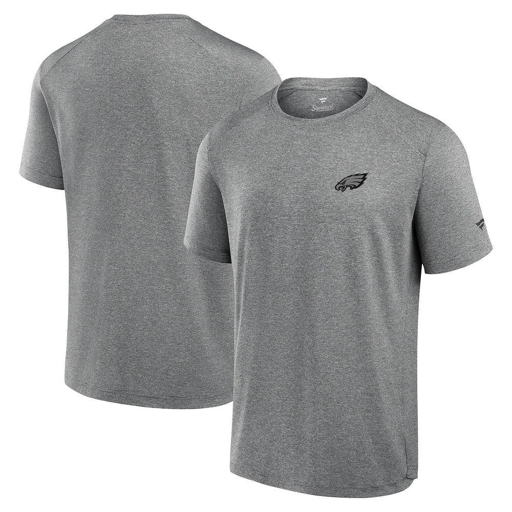 T-shirt technique noir Front Office des Eagles de Philadelphie Fanatics pour hommes