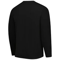 T-shirt à manches longues noir pour homme Fanatics Philadelphia Eagles