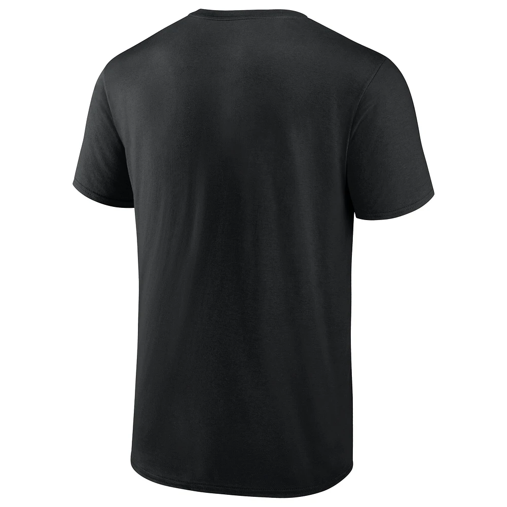 Men's Fanatics Black Philadelphia Eagles Super Bowl LIX Champions Big & Tall Iconic Victory T-Shirt