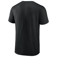 Men's Fanatics Black Philadelphia Eagles Super Bowl LIX Champions Big & Tall Iconic Victory T-Shirt