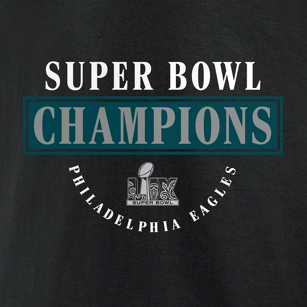 Men's Fanatics Black Philadelphia Eagles Super Bowl LIX Champions Big & Tall Pullover Hoodie