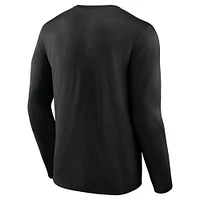 Men's Fanatics Black Philadelphia Eagles Super Bowl LIX Champions Legacy Iconic Victory Long Sleeve T-Shirt