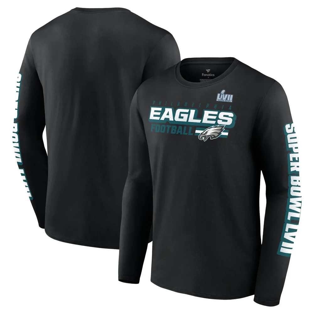Lids Philadelphia Eagles Fanatics Branded Super Bowl LVII Star Trail Big &  Tall T-Shirt - Black