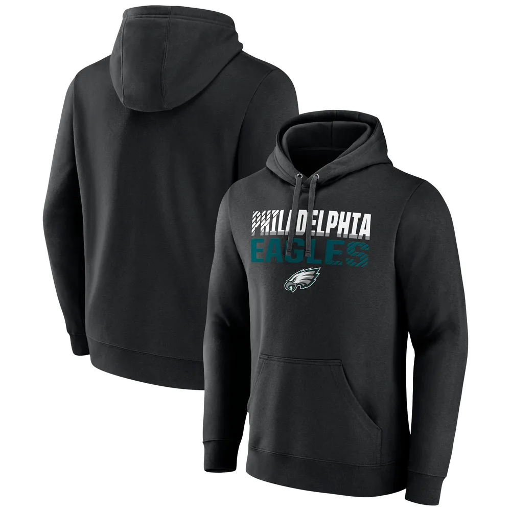 47 Philadelphia Eagles Mens Black Headline Crew Long Sleeve Crew