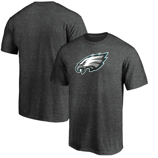 Women's Fanatics Branded Black Philadelphia Eagles Plus Size Primary Logo  Long Sleeve T-Shirt