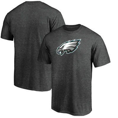 Philadelphia Eagles Fanatics Branded Primary Logo Team T-Shirt - Heathered Charcoal