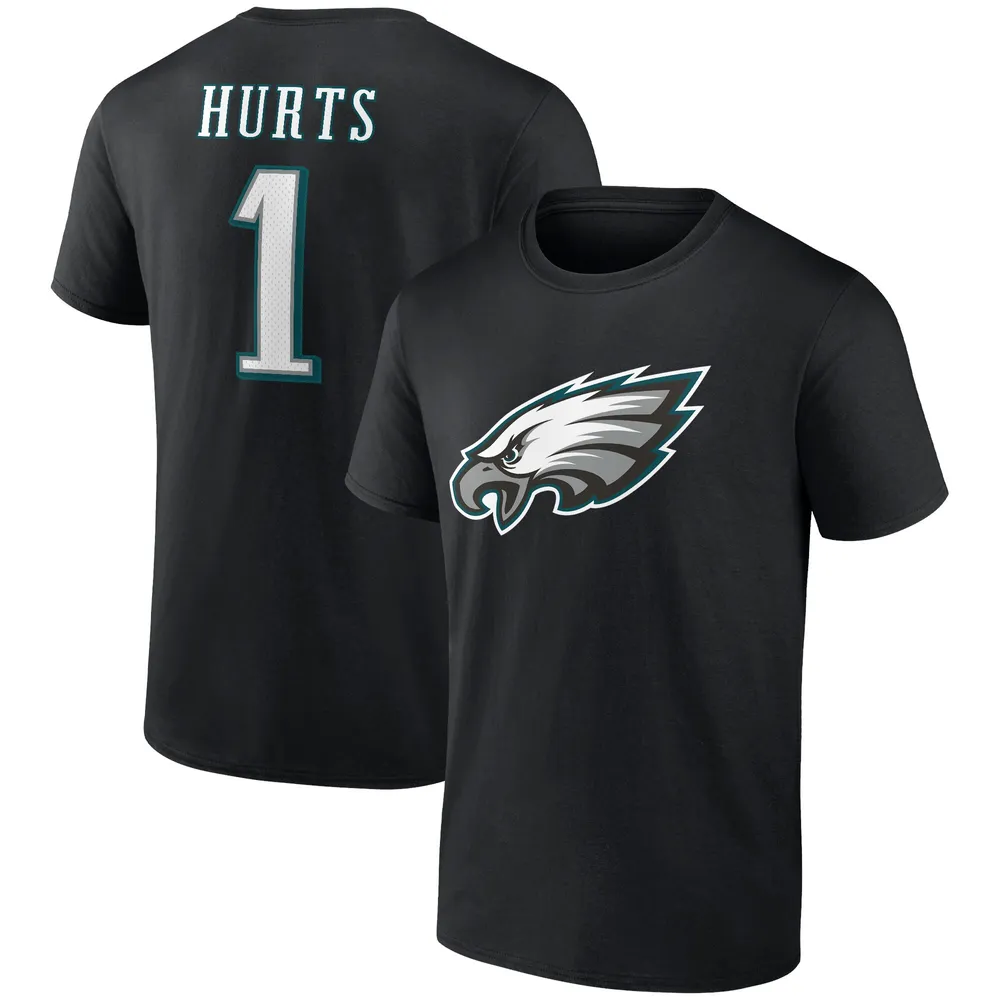 Men's Nike Jalen Hurts White Philadelphia Eagles Player Name & Number T-Shirt